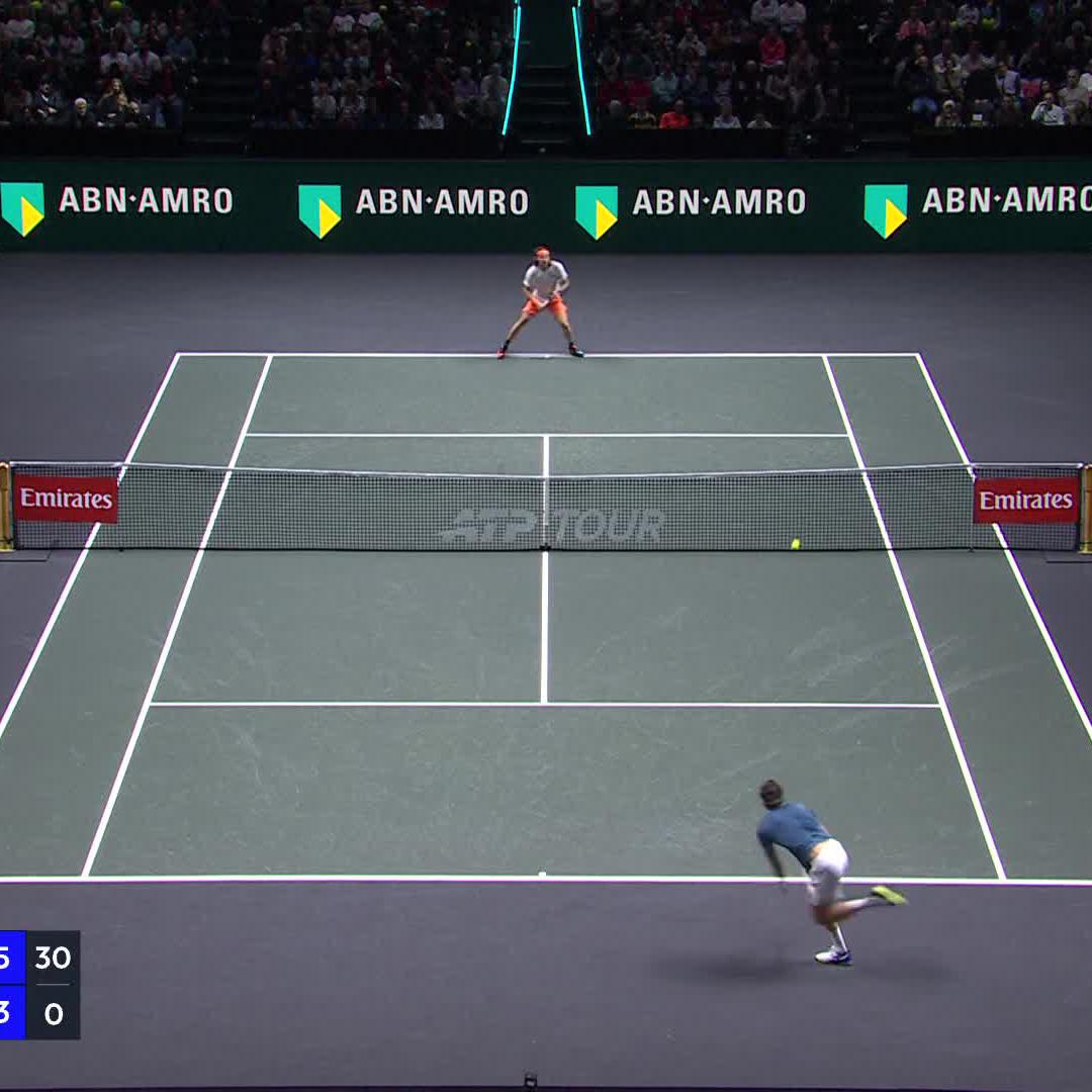Quick turnaround after Davis Cup, but happy to start with a win against a quality opponent!