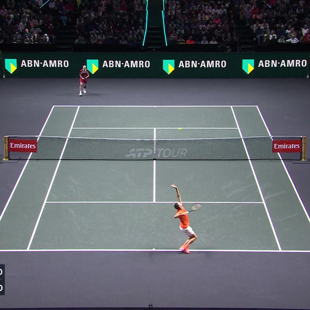 El PUNTAZO que jugaron Hurkacz y Bublik 🤯 Tenis ❤️