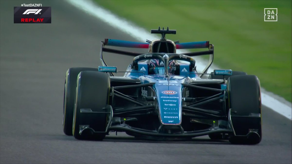 ¡ALUCINAD! ¡Así funciona la aerodinámica activa en los nuevos Fórmula 1! 😍 El alerón delantero y trasero se abre al mismo tiempo en las rectas #TestDAZNF1 #F1Testing 🏁