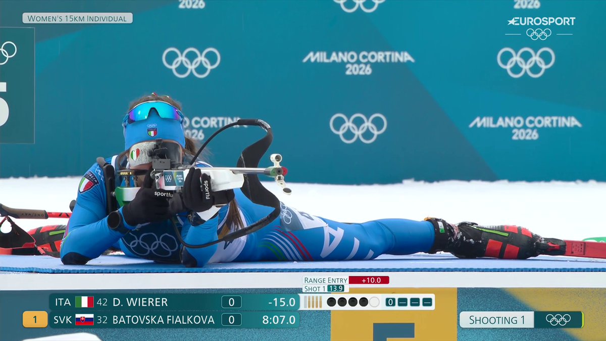 Anche per Massimiliano Ambesi , Dorothea Wierer è stata 𝐢𝐥𝐥𝐞𝐠𝐚𝐥𝐞 🥹🇮🇹 #MilanoCortina2026 #Olympics #Biathlon #Wierer