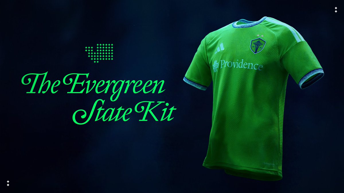 Introducing The Evergreen State Kit 💚 A celebration of the spirit, color, and culture that define Washington and our club.