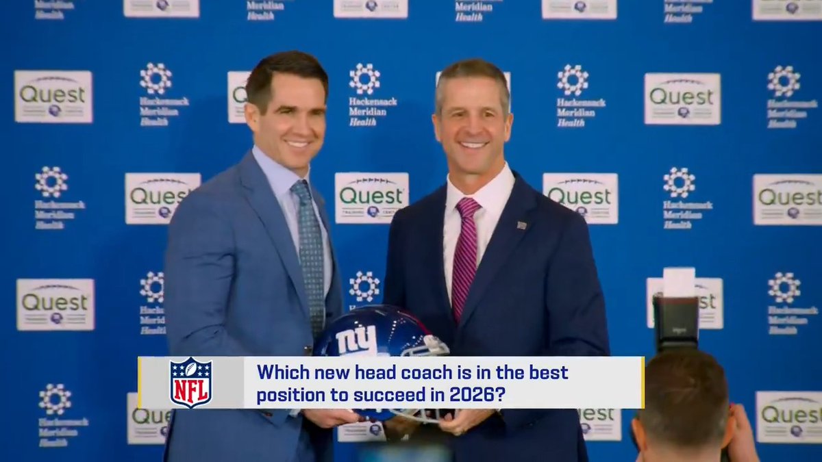 With John Harbaugh joining a talented roster, Mike Garafolo will be "incredibly shocked" if the Giants are not in the playoff mix next season.