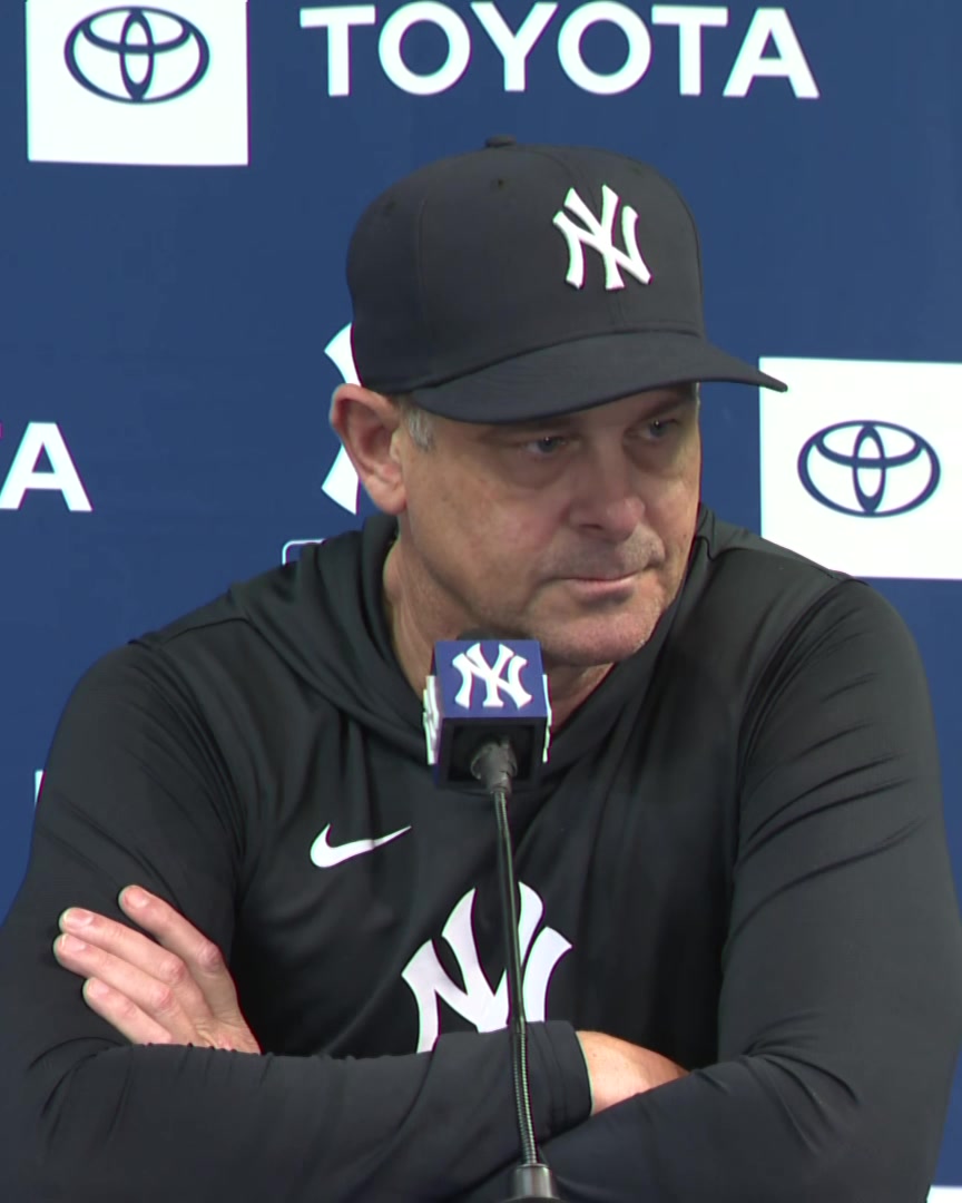 Aaron Boone on IKF saying that the Blue Jays wanted to play the Yankees instead of the Red Sox last October: “I guess he was right. Little surprising to hear IKF say that, but whatever, that’s fine.”