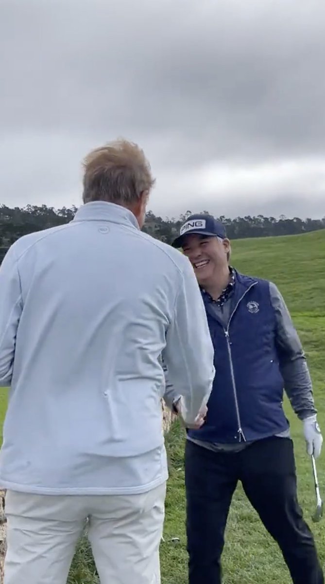 ⛳️🏌️🎙️ Jim Nantz provided a moment of a lifetime for a golfer at Pebble Beach: “Dottie, that’s a good looking golf swing.” 🐐