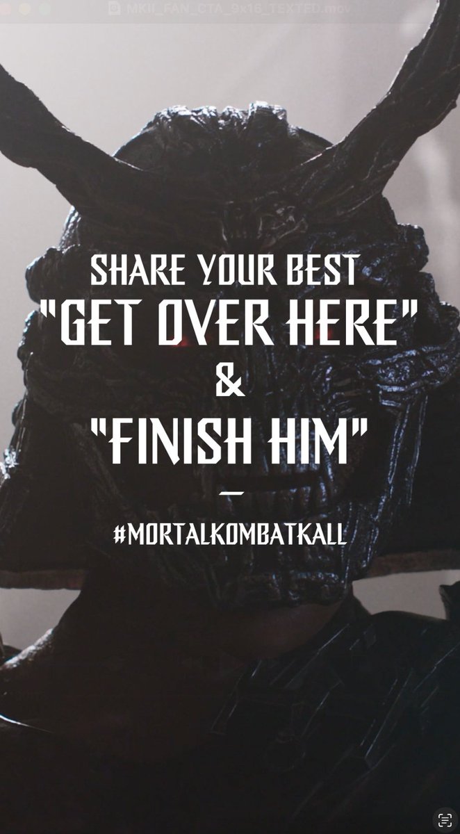 LET’S HEAR IT! Share your best “GET OVER HERE” or “FINISH HIM” and use #MortalKombatKall. You may just introduce the new Mortal Kombat II trailer on 2/25 at #IGNFanFest.