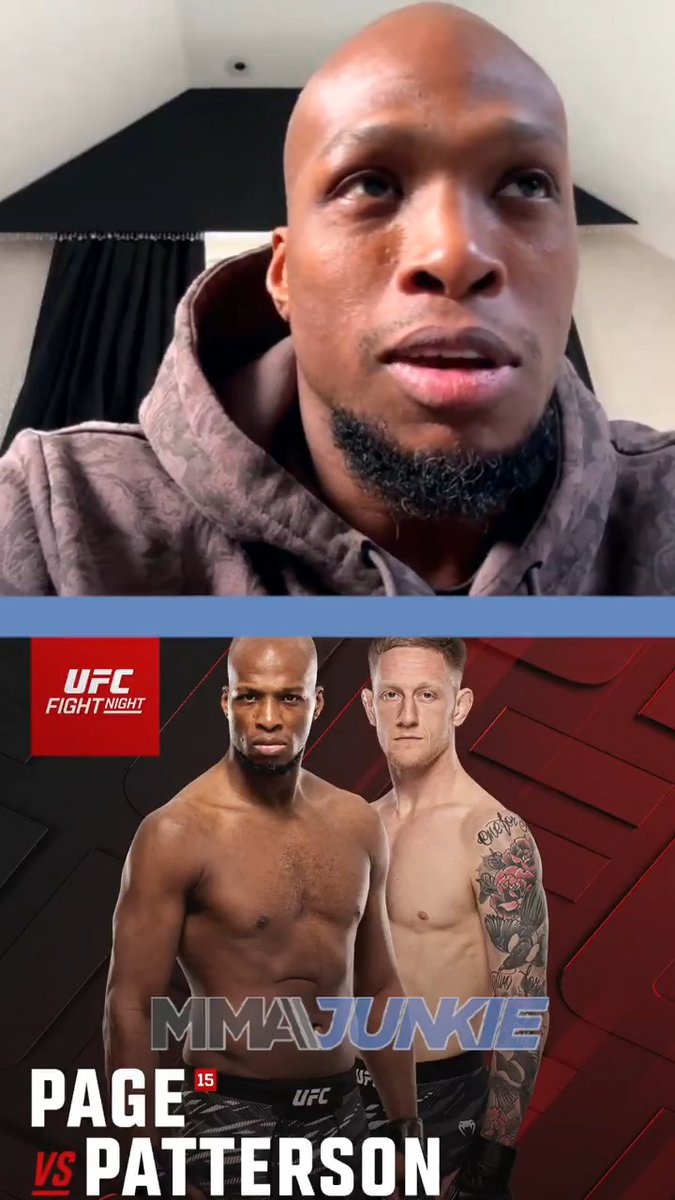 Michael Page thinks he may have "upset somebody" at UFC and that's why he's fighting Sam Patterson at #UFCLondon. “I don’t feel like I’m in good favour with the UFC."