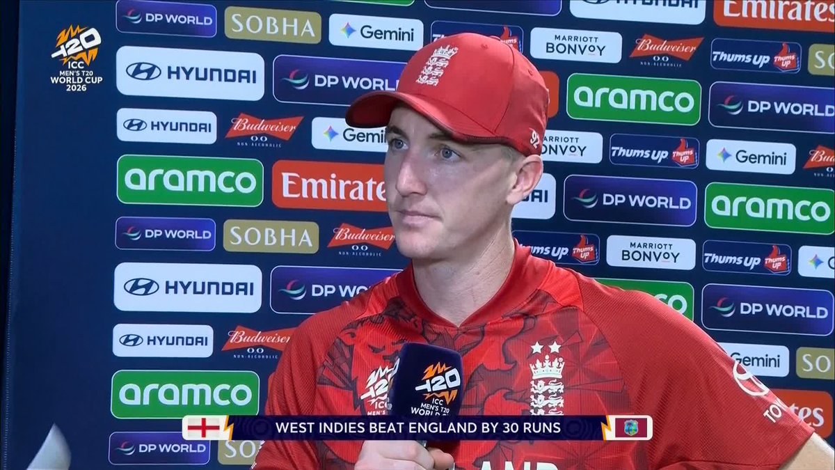 England captain Harry Brook reflects on his side's first defeat of the T20 World Cup ๐ฃ๏ธ ๐ญ
