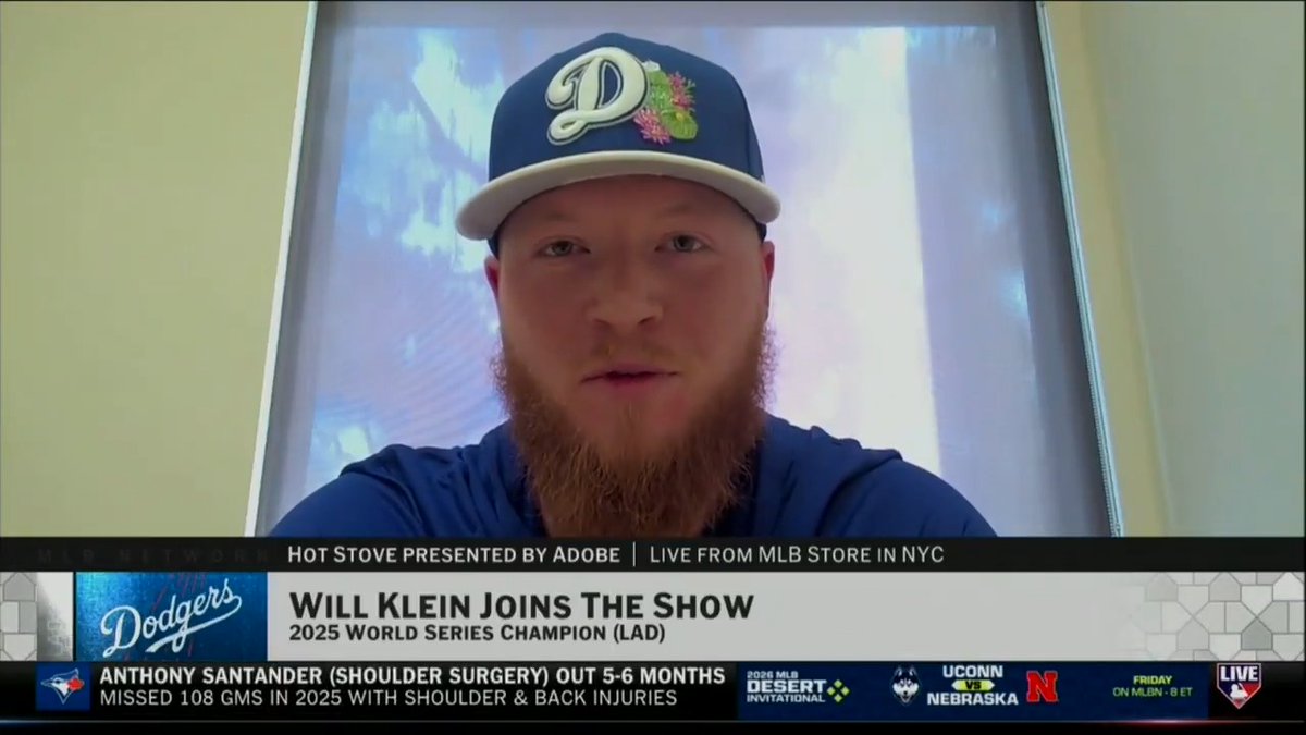 โRunning out there knowing you're the last guy, it was kind of a cool feeling... it just gives you a little extra giddy up and adrenaline.โ Los Angeles Dodgers RHP Will Klein discusses his four scoreless innings out of the bullpen in Game 3 of the World Series.