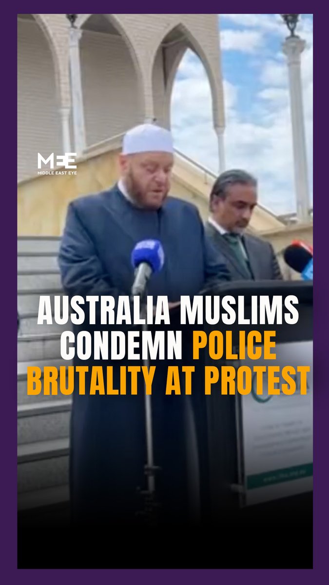 “It is deeply distressing, unacceptable and not reflective of Australia that we know and the values that we claim to uphold.” Members of the Australian National Imams Council condemned police brutality against worshippers at a protest against the visit of Israel's Isaac Herzog.