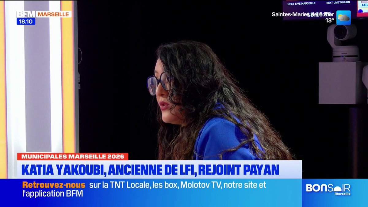 Municipales à Marseille : l'ancienne de LFI Katia Yakoubi rejoint Benoît Payan
