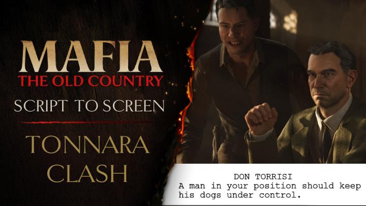 Tension builds in the Tonnara. See how Spadaro's clash with Torrisi went from script to screen!