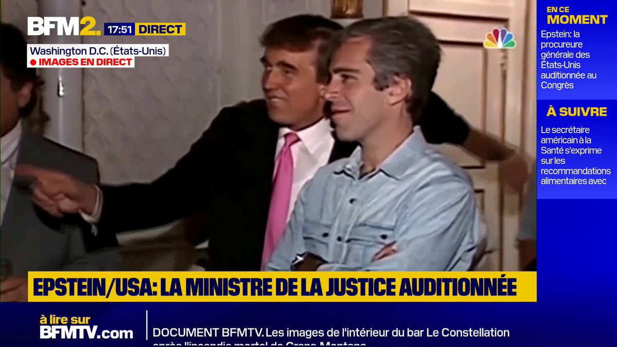 Aux USA, il y a une enquête parlementaire sur l’affaire Epstein mais en France, Yaël Braun-Pivet ne veut pas Pourquoi ?