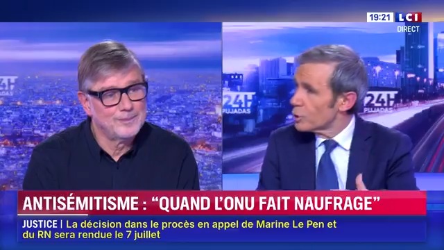 ▶️️️#Exclusif - Jean Quatremer, Correspond européen à Libération, invité de LCI : Antisémitisme : “Quand l’ONU fait naufrage” Jean Quatremer #24hPujadas #LCI #antisémitisme ⤵️