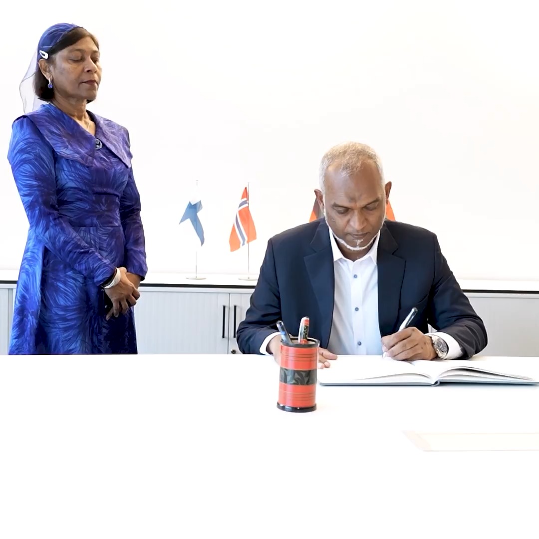 ޖަރުމަންވިލާތުގައި ހުންނަ ދިވެހި އެމްބަސީއަށް ރައީސުލްޖުމްހޫރިއްޔާ ޒިޔާރަތްކުރެއްވުން #MaldivesGermany