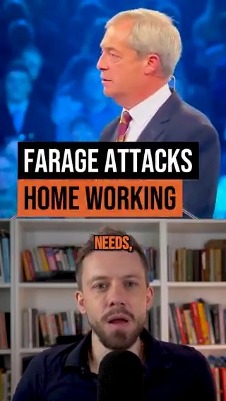 Nigel Farage: "Ban home working!" Reform UK: "Please apply for our new home working Regional Director position!"