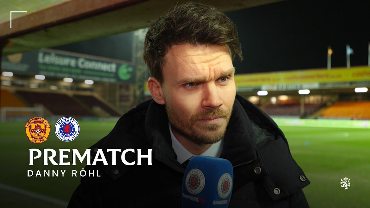 🎙️ Danny Röhl spoke to RangersTV ahead of tonight's match against Motherwell at Fir Park.
