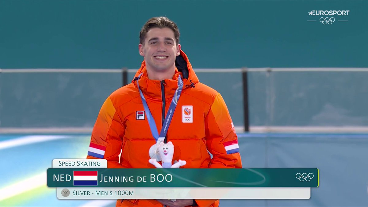 🔥🇮🇹 | Een zilveren medaille bij je debuut op de Olympische Spelen! Een fantastische prestatie van Jenning de Boo op de 1.000 meter. 🥈🇳🇱 #MilanoCortina2026 Winterspelen 👀 HBO Max