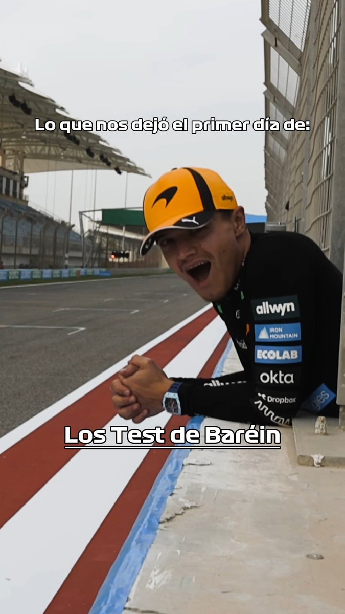 Se acabó el primer día de actividades en Baréin, esto fue lo que nos dejó 😅 #F1Testing