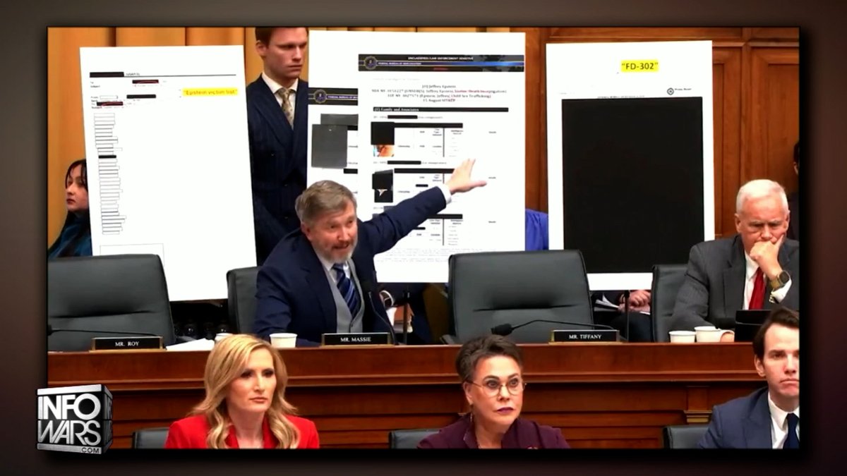 BREAKING: Congressman Thomas Massie ROASTS AG Pam Bondi's DOJ For Redacting Jeffrey Epstein's Child Sex-Trafficking Co-Conspirators From The Files, Including Les Wexner