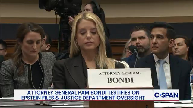 Rep. Jasmine Crockett to AG Pam Bondi on Epstein files: "I'm not saying that the President is a pedophile. But there is a lot of evidence in these files that suggests that he's very close friends with a lot of men who are pedophiles."