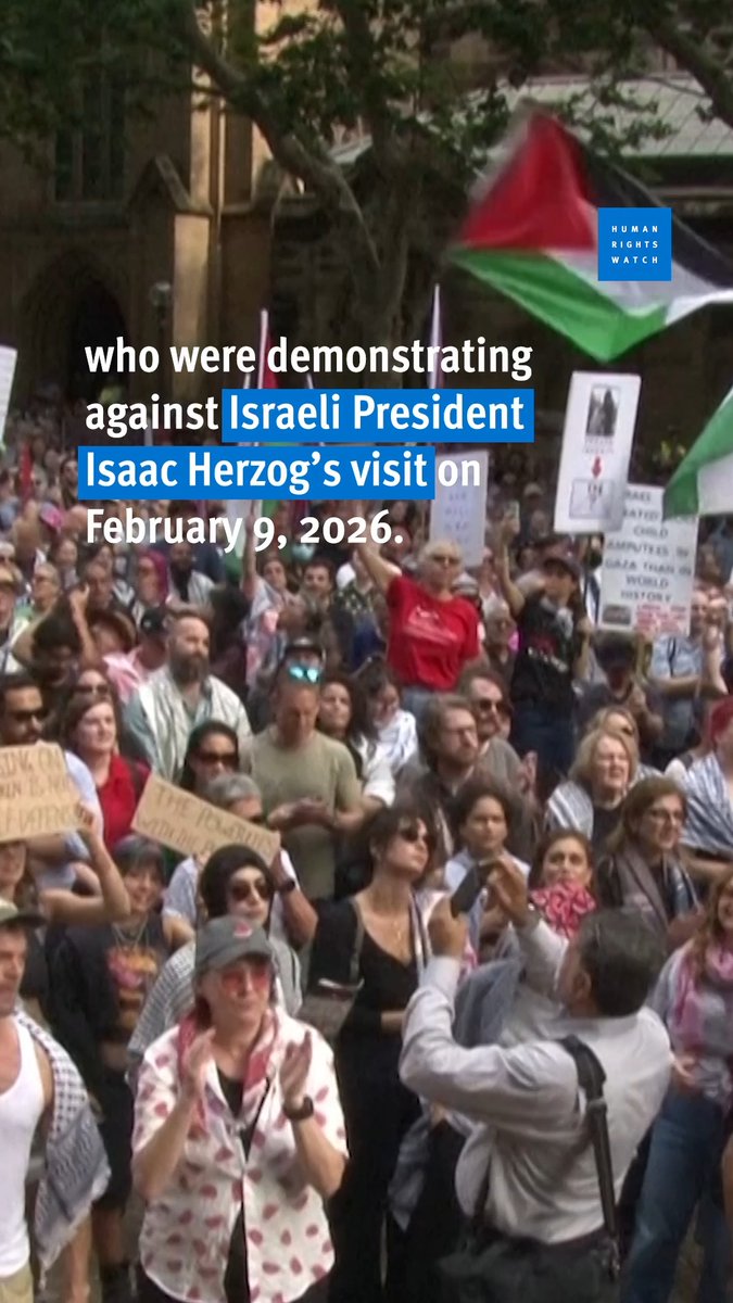 The Australian police punched and pepper sprayed protesters in Sydney who were demonstrating against Israeli President Isaac Herzog’s visit on February 9. The police’s use of force to prevent protests is a further erosion of basic rights in Australia. Learn more: