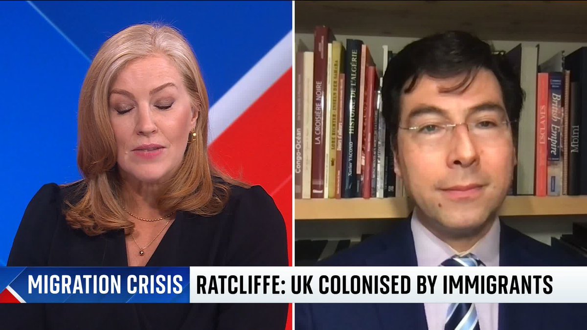 "I'm not sure that it's something that is very historically accurate." University of Birmingham professor Dr Berny Sèbe tells Sarah-Jane Mee Sir Jim Ratcliffe's comments on immigration don't make a lot of sense in 21st-century Britain. 📺 Sky 501