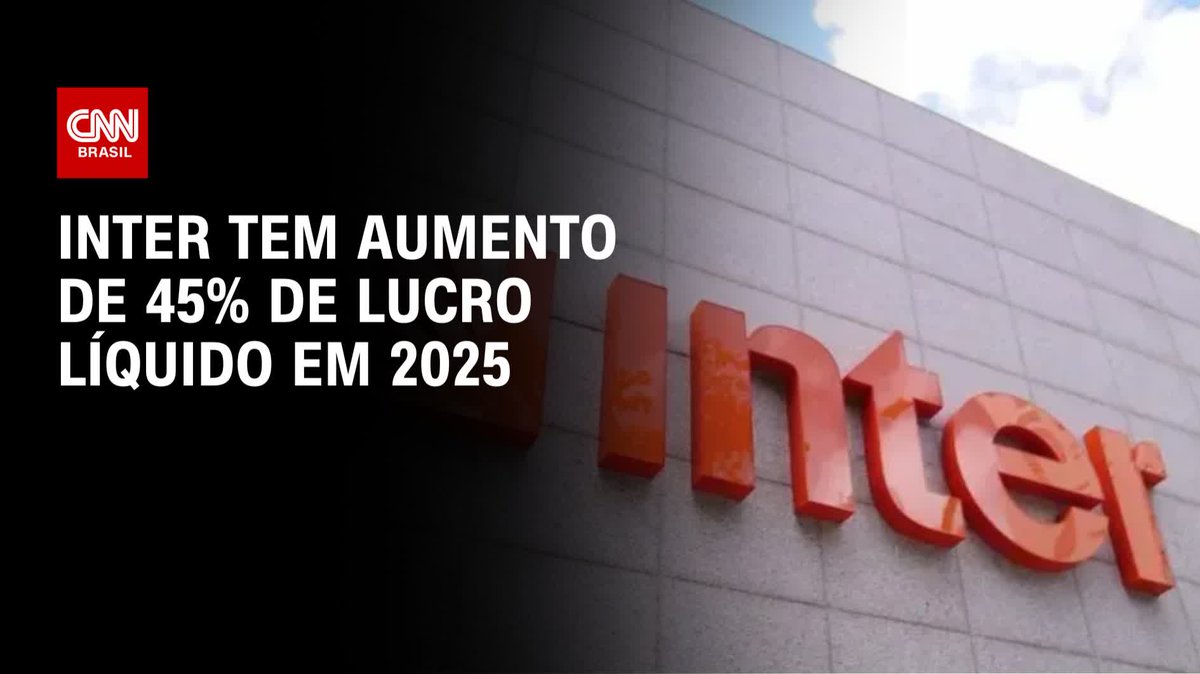 Inter tem lucro líquido de R$ 1,3 bilhão em 2025; assista #CNN360º