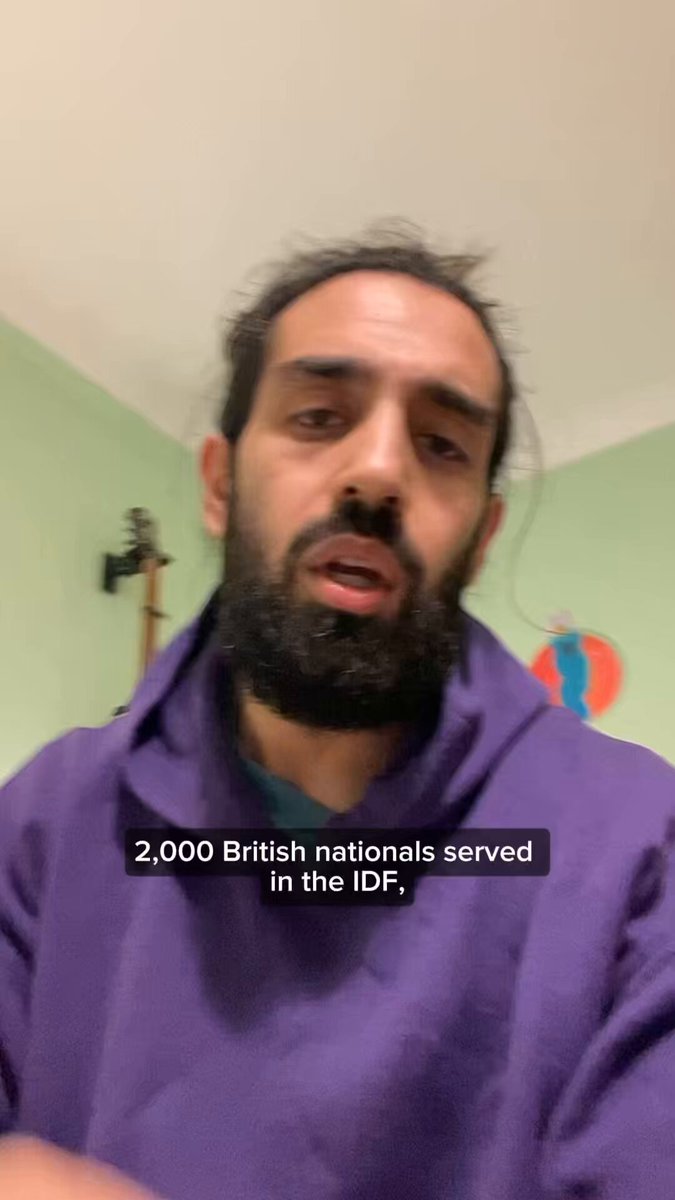 2000 British nationals served in the IDF during its genocide in Gaza.