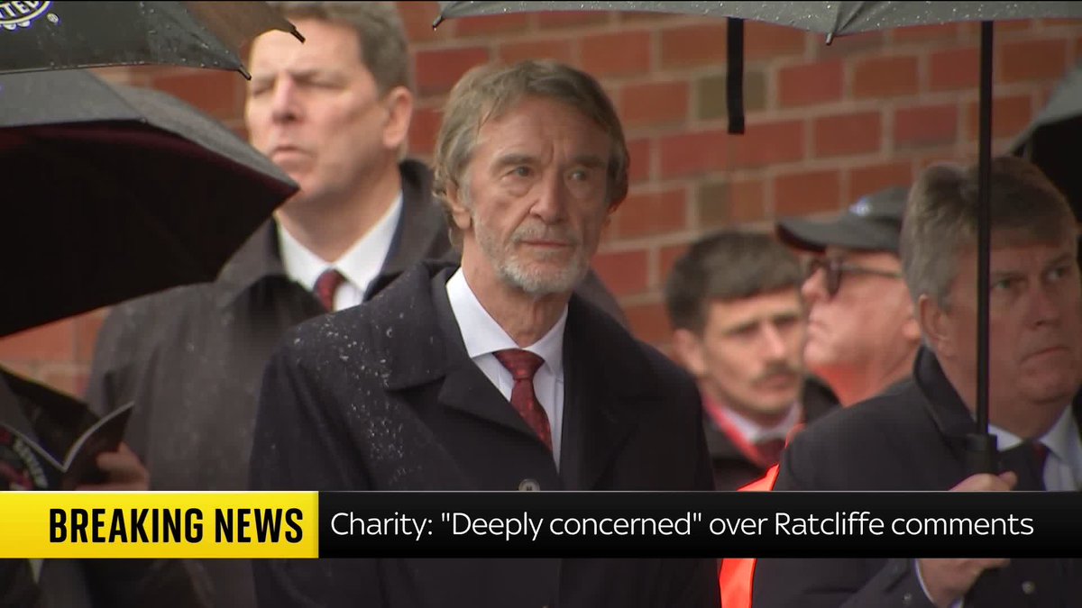 BREAKING: The anti-racism charity 'Show Racism the Red Card' have said they are "deeply concerned" by Sir Jim Ratcliffe's comments to Sky News, in which the Man Utd co-owner said Britain is being "colonised" by immigrants. 📺 Sky 501 and Youtube