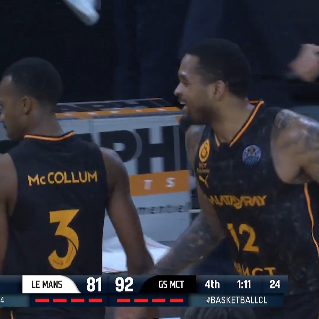 Can't spell increrrickidble without Errick 0_o #BasketballCL I Galatasaray MCT Technic