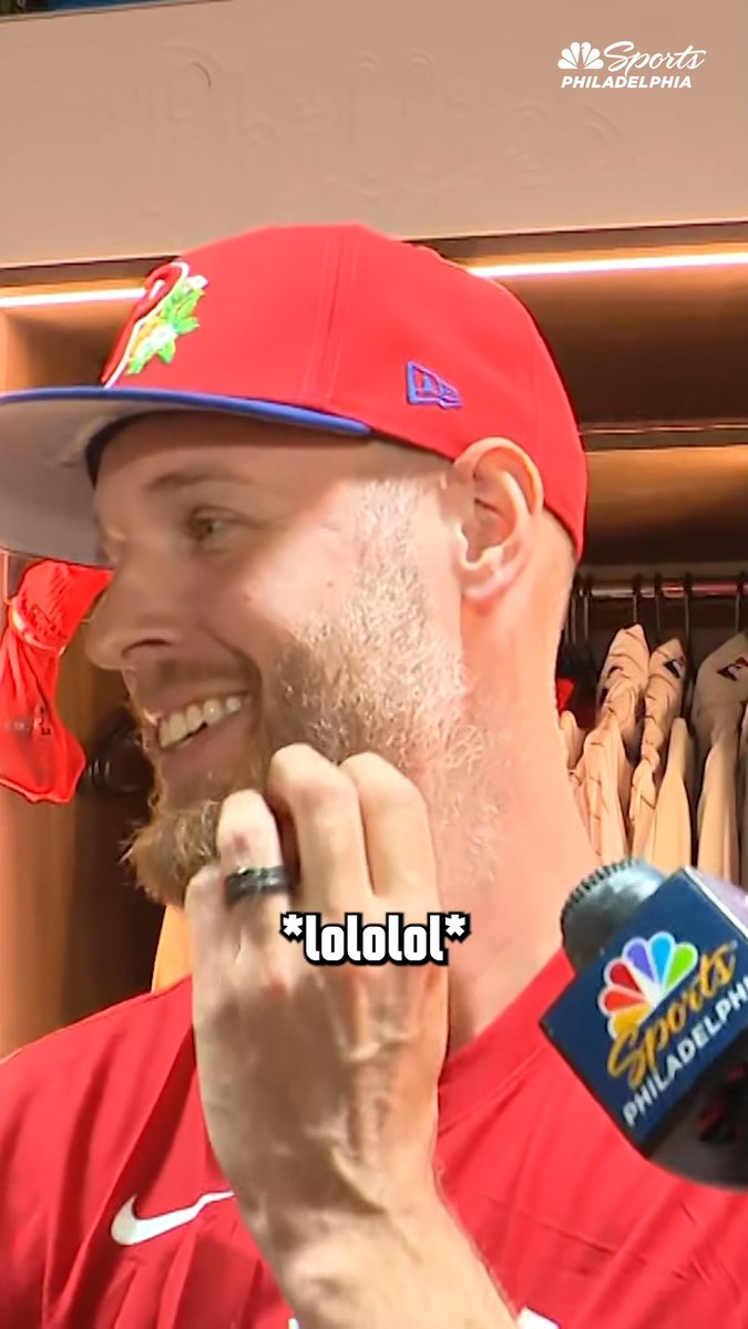 Zack Wheeler casually admits he has his rib just chillin' in his closet. 😂