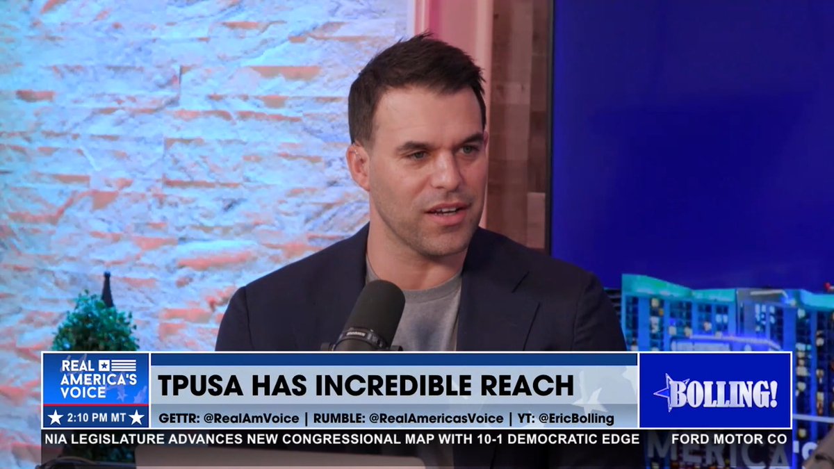 TPUSA HAS A MASSIVE REACH “There’s a huge success. Let’s stay low. Let’s stay humble. Let’s stay close to Jesus. Understand that God’s got to go before us and kind of open the doors, but let’s be a voice for the people.” - Andrew Kolvet 🇺🇸 ERIC BOLLING 🇺🇸 Turning Point USA