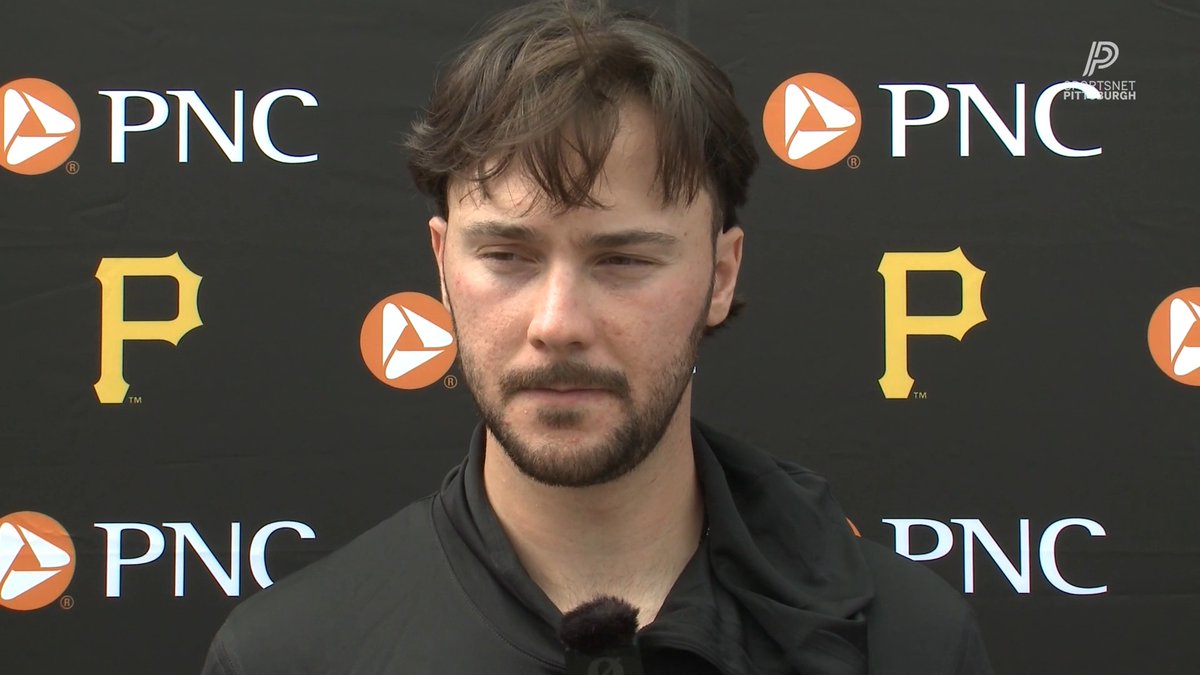 Paul Skenes with some high praise for the #1 prospect in baseball, Konnor Griffin 🙌 "Super mature, super professional ... [I'm] excited to have him help us win a lot of games in Pittsburgh this year."