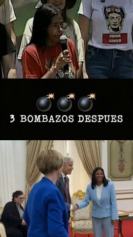 Delcy 3 bombazos después 💣💣💣 Rodilla en tierra