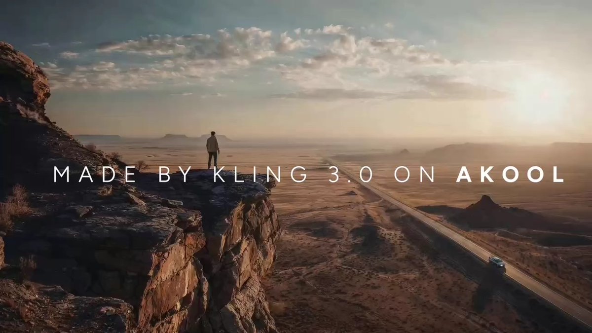 Kling 3.0 is live on Akool. Sharper motion. Stronger visuals. Next-level AI video. Create it. Drop it. Repeat.