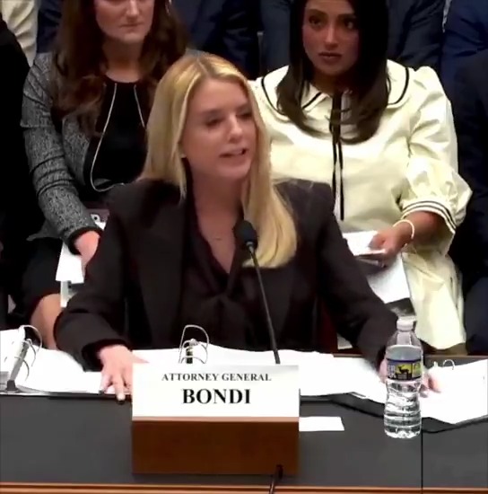 WOW! A Message I just got from a rather well known 3-time Trump voter: “I Voted for Trump. After Watching Pam Bondi Today, I’m DONE. I believed in law and order. I believed in accountability. I believed the people in charge would answer hard questions, especially about something as serious as Jeffrey Epstein and the victims who were trafficked and abused. Today, I watched Attorney General Pam Bondi testify before Congress. And I couldn’t believe what I was seeing. When Democrats asked about the Epstein files, about the survivors, about whether powerful men were being protected, she deflected. She talked about how great the Dow is doing. The Dow!! All While members of Congress were asking about victims of sex trafficking. And then, when she was asked whether she would apologize for the DOJ releasing private information about Epstein survivors, twice, she refused. No apology. No acknowledgment. Just attacks, deflection, and finger-pointing. That’s not what I voted for. If Republicans truly believe in protecting children, in backing law enforcement, in standing up for victims, then why is our Attorney General unable to answer basic questions about one of the biggest sex trafficking scandals in modern history? Why can’t she simply say, “We made a mistake. I’m sorry to the victims”? If you can’t apologize to survivors whose private information was exposed, what exactly do you stand for? I didn’t leave MAGA because Democrats convinced me. I left because I watched our own leadership dodge questions about sex trafficking victims and boast about the stock market instead. And I’m done."