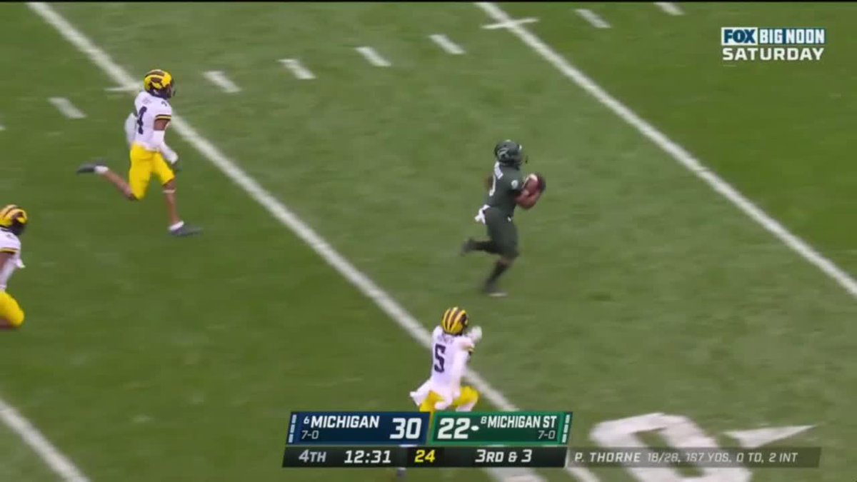 Seems like a great time to throw it back to Super Bowl LX MVP and former Michigan State Football star Kenneth Walker III’s five touchdowns against rival Michigan in 2021 💥
