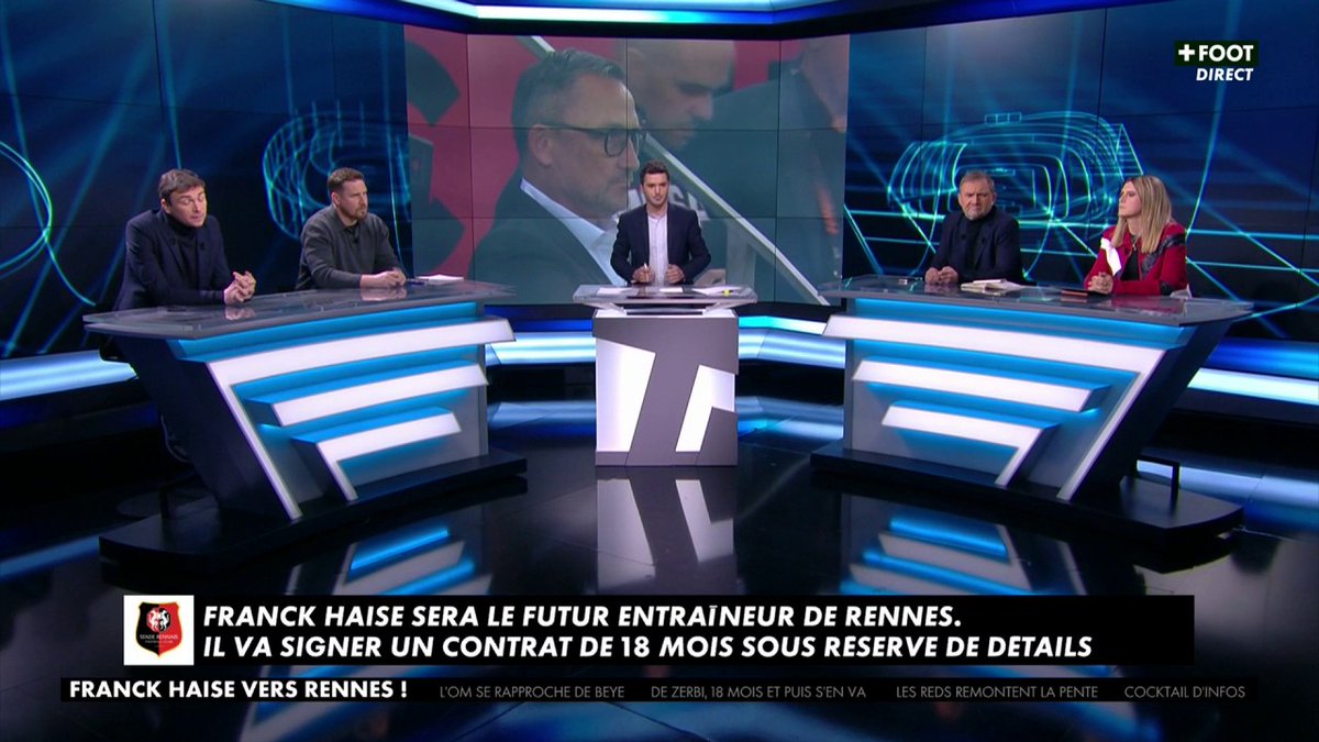 INFO CANAL+ 🚨 Franck Haise va devenir le nouvel entraîneur du Stade Rennais ! Contrat de 18 mois, plus que quelques détails à valider ✍️ Beye à l'OM ? Haise à Rennes ? Beaucoup de révélations à venir dans le Late Football Club, c'est tout de suite sur CANAL+ FOOT 🖥️