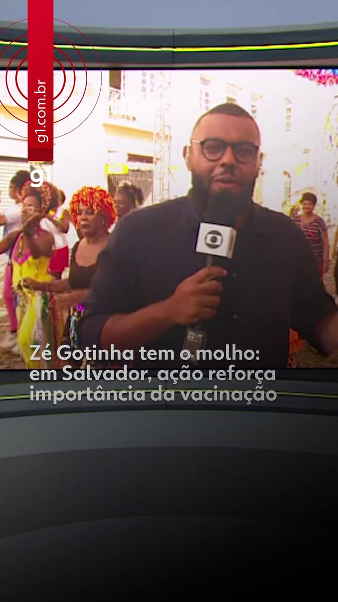 Zé Gotinha tem o molho: em Salvador, ação reforça importância da vacinação #g1