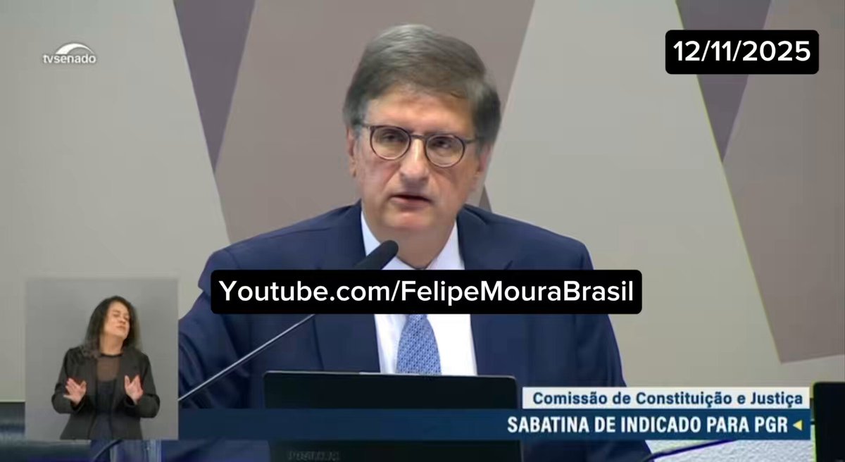 Lembrando: Esse é o PGR Paulo Gonet, ex-sócio de Gilmar que deixou a PF pedir sozinha ao STF suspeição de Toffoli no caso Master. Gonet e Toffoli participaram de evento patrocinado pelo Master. Senado reconduziu PGR ao cargo, apesar de toda a adulação aos ministros camaradas.