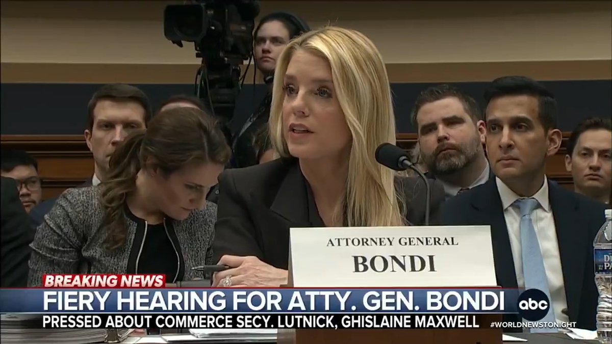 AG Pam Bondi clashed with both Democratic and Republican lawmakers during a fiery hearing on Capitol Hill over her handling of the Jeffrey Epstein files. Rachel Scott has more on Bondi's response when asked to apologize directly to Epstein's survivors.