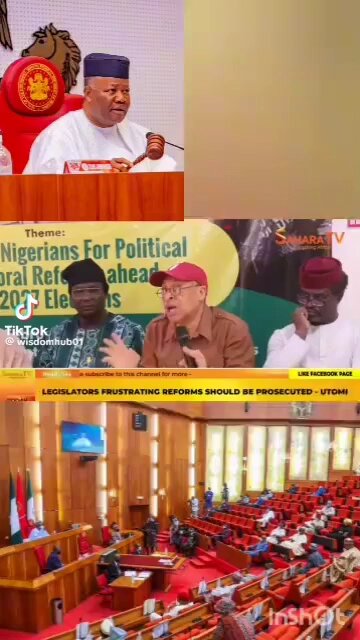 " The media are part of the problem, they ask stup!d questions, they make it look like those who are asking for reforms and credible elections are disgruntled, I have taught journalism if they ask some of those questions in my class they would fail"- Professor Pat Utomi