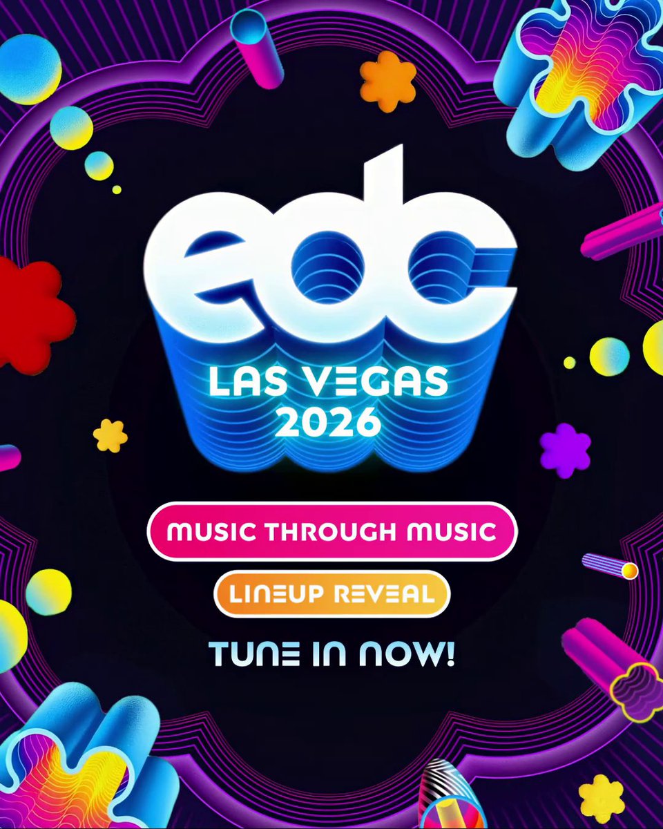WE’RE LIVE!🚨⚡️ The #EDCLV2026 lineup is being revealed RIGHT NOW at the link in bio via #MusicThroughMusic. 👀🎶 Jump in at or tap the link in bio and connect the dots with Insomniac Radio. 🎤🤗 Drop your reactions using #EDCLV2026 & tag EDC Las Vegas… you might get a surprise. 👀🎁