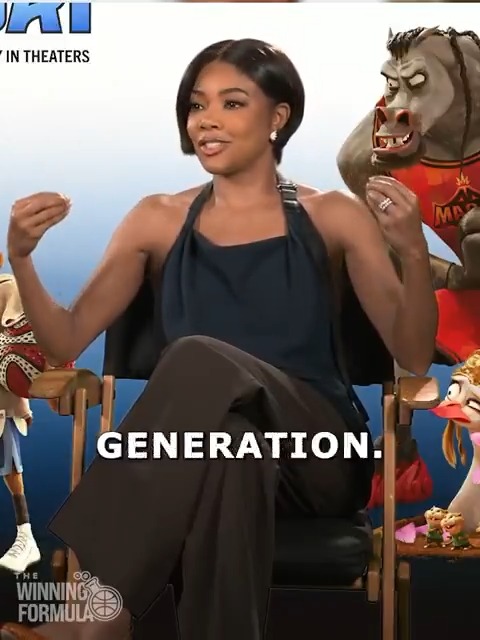 Gabrielle Union on the GOAT debate and her husband's "eloquent" way of "escaping the conversation": "You know we have this conversation around our house. Michael Jordan is the GOAT for my generation." #GOATmovie Ten000Hours Tor'i