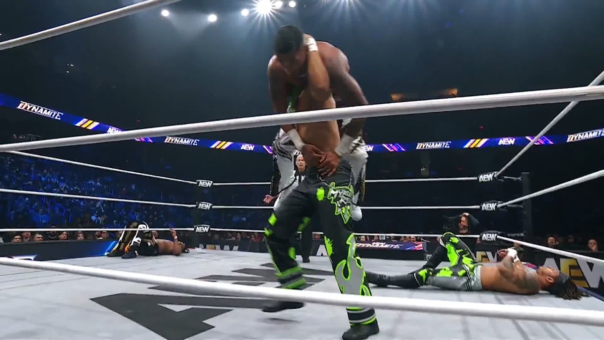 All three of these teams are giving their ALL for an opportunity at the AEW World Tag Team Titles! Watch #AEWDynamite LIVE on TBS &amp; HBO Max