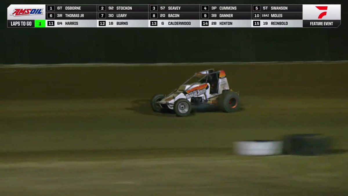 🏁 Trey Osborne is a USAC Racing National Sprint Car winner!!! His first career win comes at Ocala Speedway! #USAC Powered by NOS Energy Drink