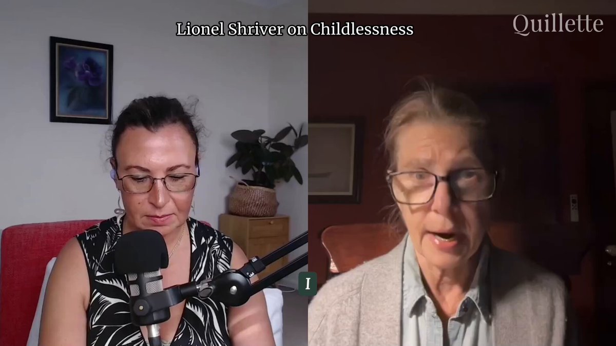 "It was selfish." Author Lionel Shriver reflects on her decision not to have children.