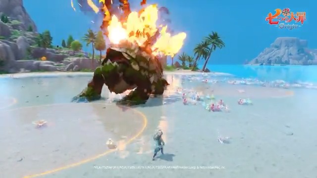 ⚔️ナナオリ ボス紹介👾 三日月島の主、バナクローの強大な力を今すぐチェック! 📢事前登録受付中! #ナナオリ #七つの大罪 #オリジン #7dsorigin #バナクロー