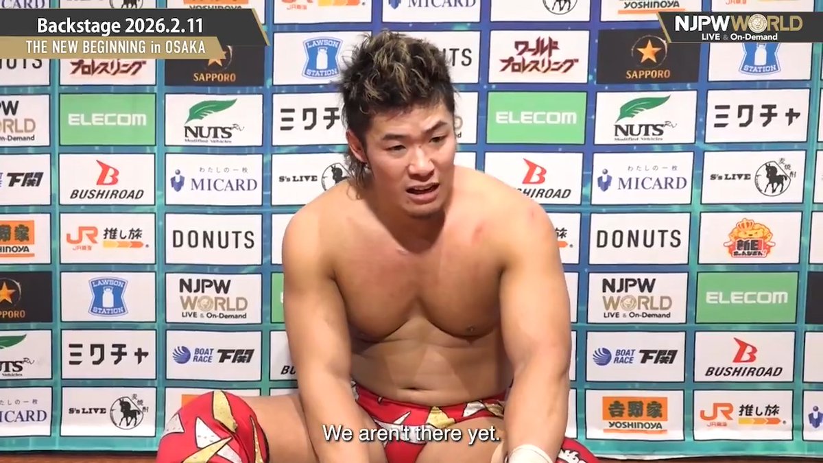 .“HEAT STORM” 上村 優也 THE NEW BEGINNING in OSAKA (February. 11th, 2026) Backstage comments! Watch FREE|無料公開中 ⇒ From the profile URL|「NJPW WORLD」で検索 2/11(水・祝) #njnbg のBSコメントを #NJPWWORLD で無料公開中! #NJPW