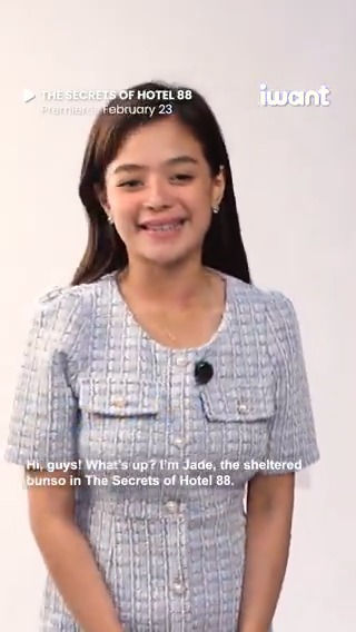 Lahat ba nakaabang na para makilala si Jade Almazan? Mapapanood niyo na si BIANCA DE VERA sa #TheSecretsofHotel88! See it 7 DAYS IN ADVANCE starting FEBRUARY 23 only on iWant. Subscribe now via STAR CREATIVES Bianca De Vera